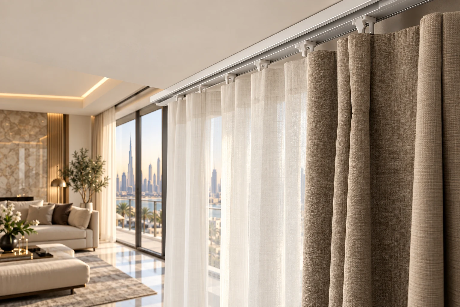 Interior inspiration: Curtain Tracks